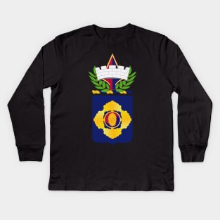 23rd Chemical Battalion - COA wo Txt Kids Long Sleeve T-Shirt